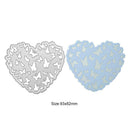 Heart DIY Cutting Dies Stencils Scrapbook Embossing Album Card Gifts (2pcs)