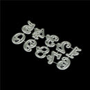 10Pcs Digital love Metal Cutting Dies For DIY Scrapbooking Album Paper Cards FT