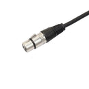 3 Pin XLR Microphone Cable Male To Female Balanced Patch Lead Mic