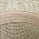 Summer Hat Lady Raffi Straw Hat Lady Hat Corner Sunhat(Blue)
