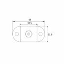 Black Stainless Steel Single Junction Block Power Post Power Junction Block
