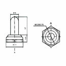 Heavy Duty 20A/125V DPDT Momentary Toggle Switch with/Waterp Useful dds EDA