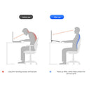 2pcs Stable Invisible Ergonomic Computer Keyboard Riser Mini Laptop Stand