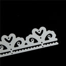 heart borderline lace metal cutting dies stencil scrapbook album embossing OZ