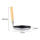 Frying Pan with Composite Bottom Straight Handle Pancake Skillets Steak Gri