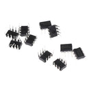 10Pcs NE5532P NE5532 DIP-8 Dual Low Noise Op-Amp TI B Ew