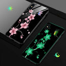 Tempered Glass Phone Case w/ Non-toxic Fluorescent Layer for iPhoneXS Max
