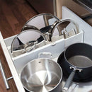 Drawer Dividers White Spring Loaded Expandable Kitchen Bedroom Organizer