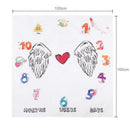 Baby Photography Props Newborn Fashion Cute Wing Digital Print Soft Blanket A