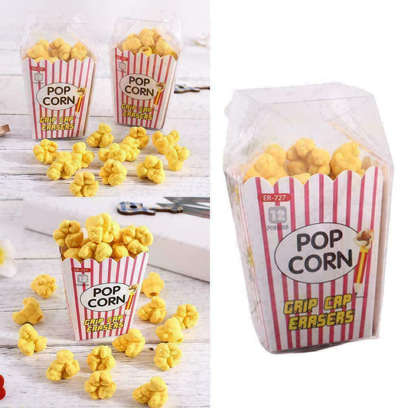 Popcorn Rubber Eraser Cute School stationary Prank Stationary Reward V Gift R3I8