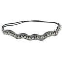 3pcs/Pack Women Beaded Elastic Headband Rhinestone Hair band Handmand Wedding