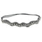3pcs/Pack Women Beaded Elastic Headband Rhinestone Hair band Handmand Wedding