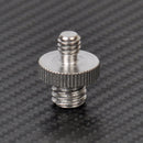 3pcs Camera Flash Tripod Monopod Ballhea 1/4" - 3/8" Male Threaded Screw Adapter