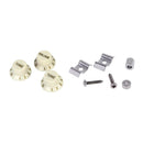 3x Guitar  Control Knobs+2x Roller String Trees Guide Retainer for ST