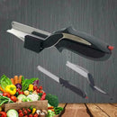2 in 1 Kitchen Smart Scissors with Cutting Board AU W8R9
