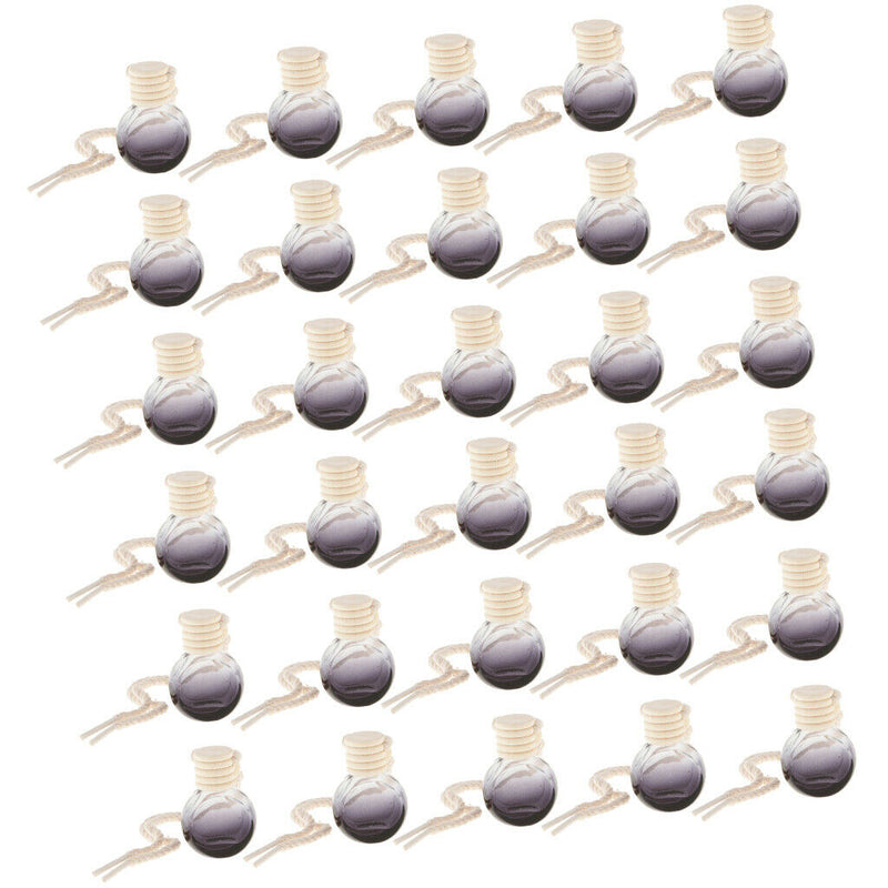 30x Transparent Perfume Bottle Dispenser 10ml for Car Office Decor Ball