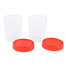 6 Pieces Storage Sealed Tank Round Transparent Storage Seed Liquid Container
