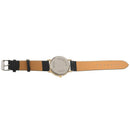 Cat Pattern Ladies Men Leather Strap Dial Quartz Wrist Watch (Black) J7R9