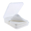 200Pcs Soft Disposable Face Cleansing Makeup Remover Square Cotton Pad Wipes