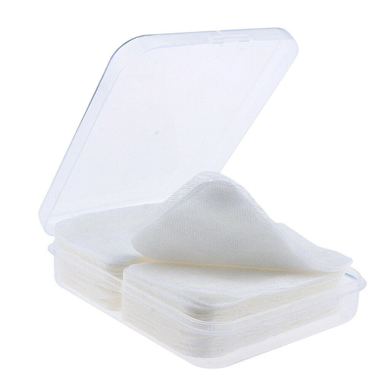 200Pcs Soft Disposable Face Cleansing Makeup Remover Square Cotton Pad Wipes