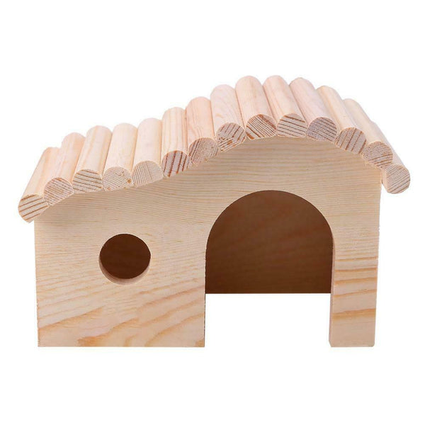 Hamster Hedgehog Sleeping Beds Portable Wooden Small Animal House Dodge Assembly