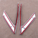 Pair Front Head Light Lamp Eyebrow Cover Trim Frame Fit For Cadillac XT5 16-19
