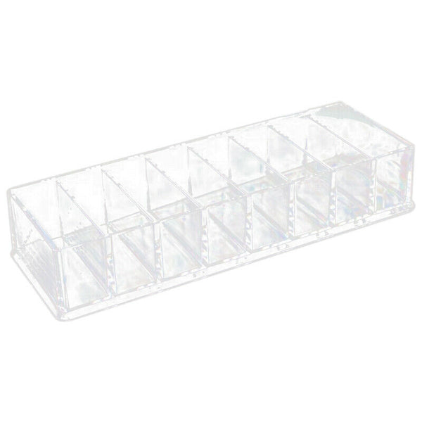 Transparent Acrylic Makeup Organizer Lipsticks Makeup Brush Holder Power Bo N6F3