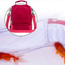 Thicken Warm Insulation Box Nylon Lunch Bag Red Lunch Bag Handbag With Zipp
