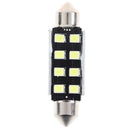 2x Bright White 2835 8-SMD 41mm Canbus Error Free Car Reading LED Light BulbsFD
