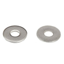M4x9mm 304 Stainless Steel Round Flat Washer for Bolt Screw 100Pcs