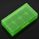6pcs (Blue, Green, Yellow) Battery Storage Case for 18650 or CR123A Battery