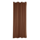 Waterproof Outdoor Curtain Drape Heat Insulated for Patio Pivilion Coffee 54x96"