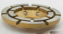 4" inch Diamond sintered segment grinding wheel disc 2 ROW