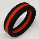 Silicone Wedding Ring,Silicone Wedding Band for Men,Tire Style Silicone Rin