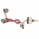 Guitar Wiring Harness 3Way Toggle Switch 1V1T 500k Electric Guitar 2 Humbuc V1R5