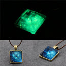 Pyramid Natural Luminous Beauty Pendant Fantasy Luminous Star Necklace SE