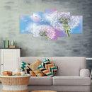 5pcs 5D DIY Full Drill Diamond Painting Dandelion Cross Stitch Mosaic Kit