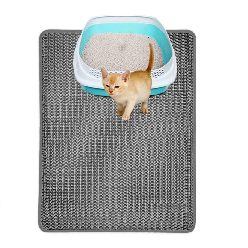 Pet Cat Litter Mat Double Layer Waterproof Kitten Toilet Clean Carpet Pads