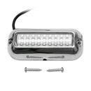 50W Stainless Steel 27LED Blue Underwater Pontoon Marine Boat Transom Light L3Z6