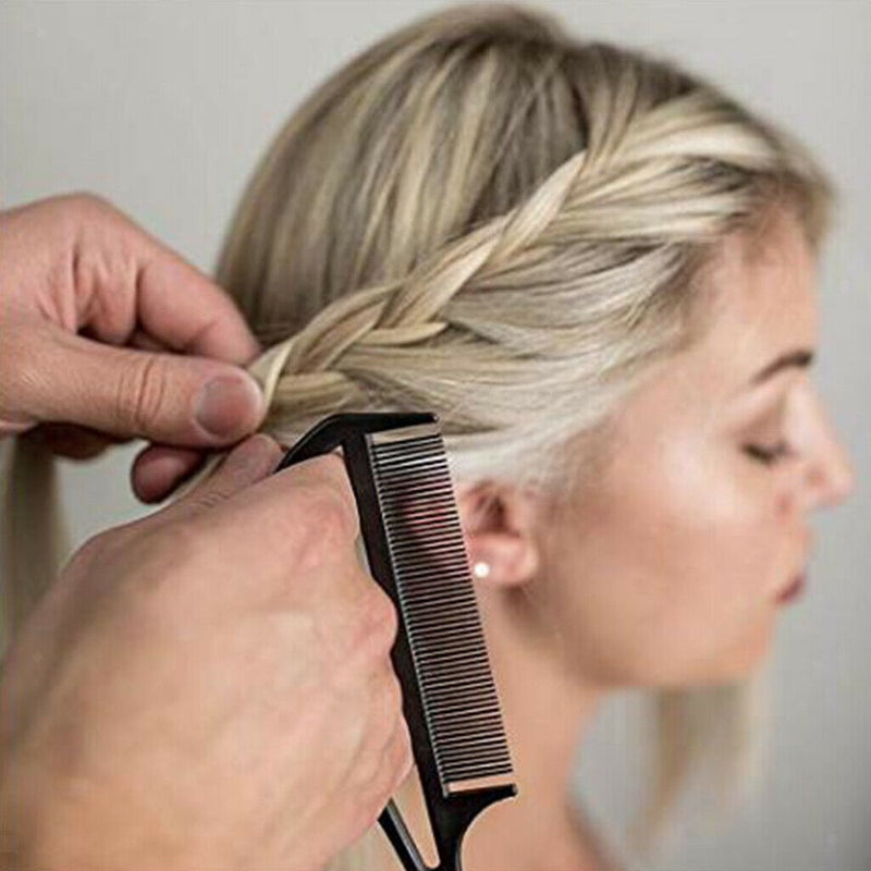 3pcs Anti-static Weave Highlighting Foiling Hair Comb Barbers Toothed Combs