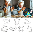 Mold Pastry Cookies Cookie Set Halloween Biscuit Stainless Cutter Steel Tools
