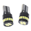 2X T10 501 194 W5W SMD 24 LED Car CANBUS Error Free Wedge Light Bulb WhiteJCA Gw