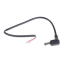 2pcs Laptop Right Angle Adapter 5.5x2.5mm DC Tip Plug Connector w/Cable Cord  ï¼D