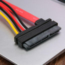 SATA 7+15Pin to 4Pin IDE Power + 7Pin M SATA Converter Adapter Cable