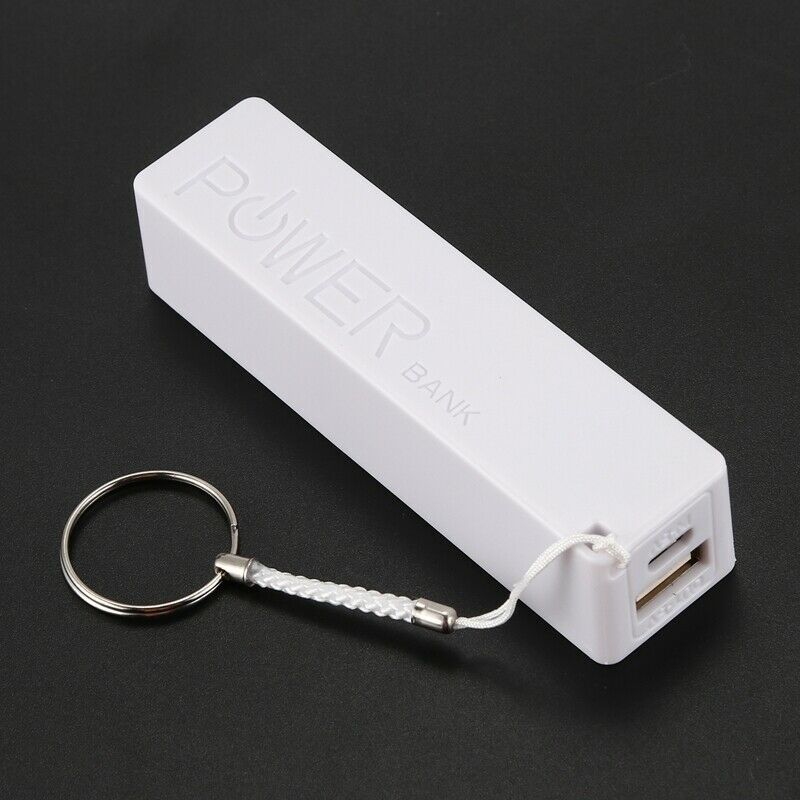 Portable External Power Bank Battery Charger 18650 with Keychain (Without Bat D1