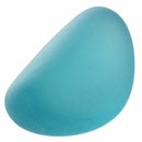 20-Piece Glass Pebble Stones Aquarium Floor Ornament, Blue