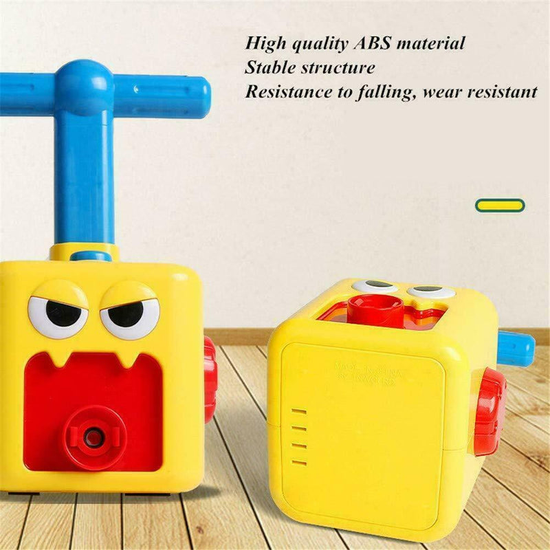 Fun Inertia Balloon Powered Car Toys Aerodynamics Inertial Kids Power 2020 F6Q3