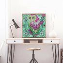 5D DIY Special Shaped Diamond Painting Owl Cross Stitch Embroidery Mosaic Kit