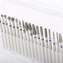 Corrosion Resistant Emery 2.35mm Nail Drill Bits Set Acrylic Nail Gels Files