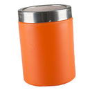 Stainless Steel Chocolate Cocoa Flour Shaker Icing Sugar Powder Orange
